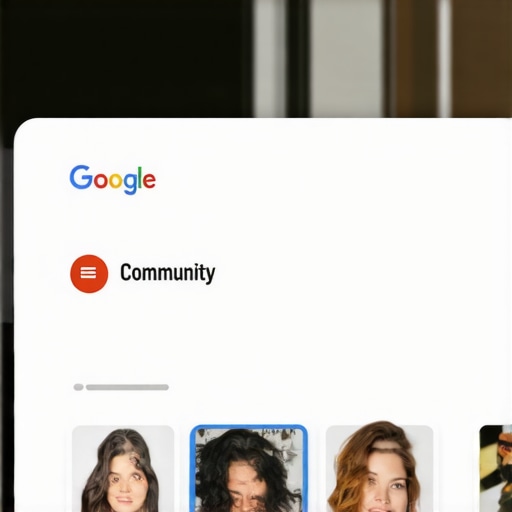 Richmond business owner updating Google My Business profile with community elements