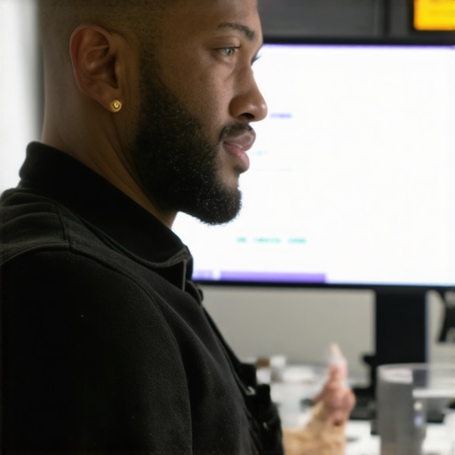 Richmond Local Business SEO Optimization Business owner optimizing Google My Business profile in Richmond