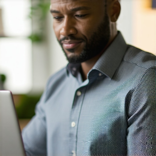 Business owner implementing schema markup on a laptop in Richmond