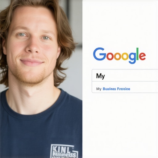 Richmond business owner working on Google My Business profile