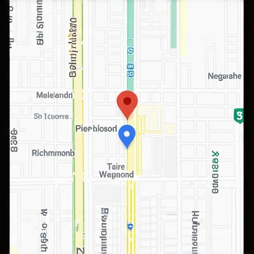 Richmond Local Business Optimization Business owner optimizing Google My Business profile with digital tools