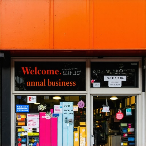 A vibrant storefront in downtown Richmond showcasing a busy local business