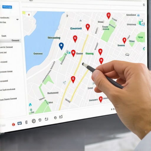Person editing business details on Google Maps for local SEO in Richmond