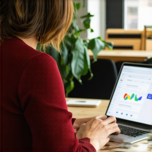 Business owner managing local SEO with digital tools in Richmond