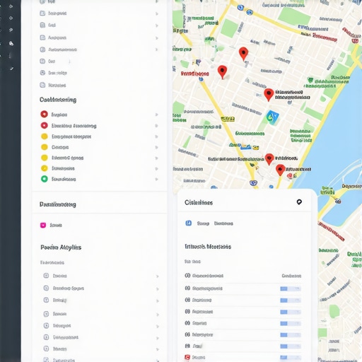 Screenshot of a local SEO management dashboard highlighting rankings, citations, and reviews for Richmond businesses.