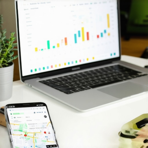 Desk setup with tools for managing Richmond SEO efforts