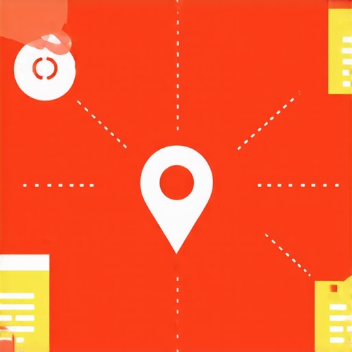 Illustration showing local SEO optimization steps for a Richmond shop