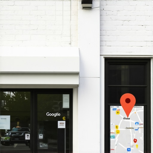 Richmond shop with Google Maps location pin